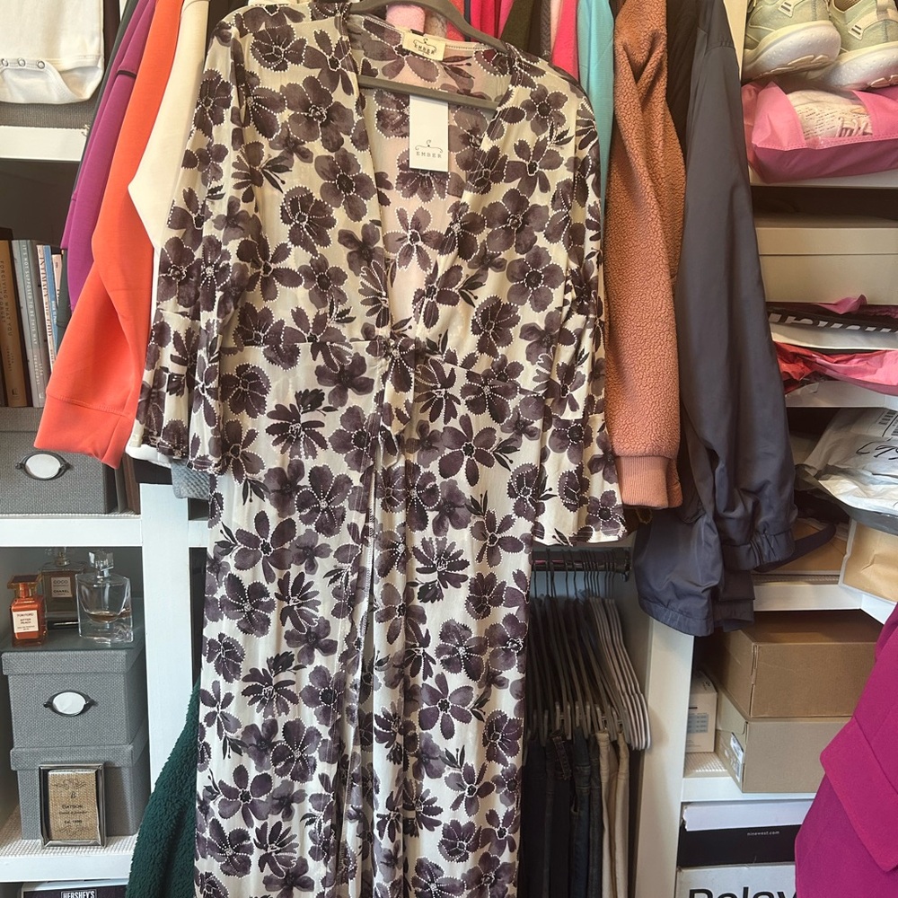 Floral Purple Dress